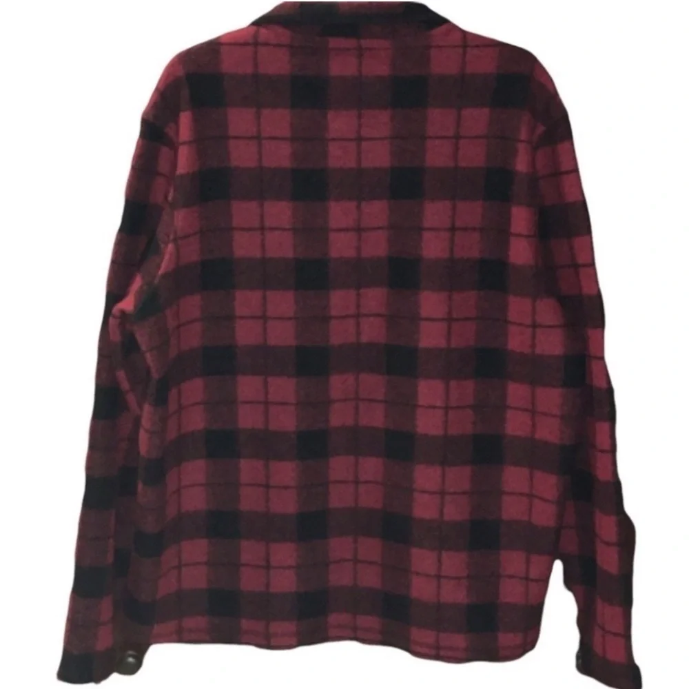 Outdoor Western Rancher Plaid 1/4 Zip Pullover John Wayne Stock & Supply L
